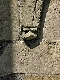 Tide dial at St&nbsp;Andrew's at Hempstead near Lessingham, Norfolk, England