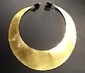 Gold lunula from Cornwall, c. 2400 BC.