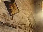 Funeral hatchments in the tower