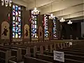 Stained glass on the left side of St. Joseph Pro-Cathedral