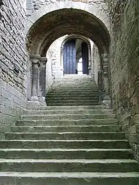 ... through the forebuilding&nbsp;...