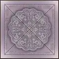 Russian stamp showing Vyatka lace