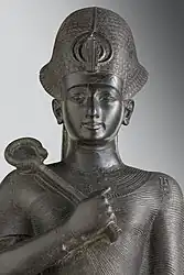 Ramses II, with the  heka crook. Museo Egizio, Turin.