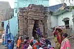 Stone deul at Ambikanagar