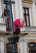 Street art on Piotrkowska (by Mark Jenkins)