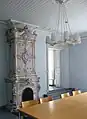 One of the rooms in the upper floor.