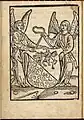 Suster Bertken: Een boecxken van die passie ons liefs heeren. Woodcut, 1516.