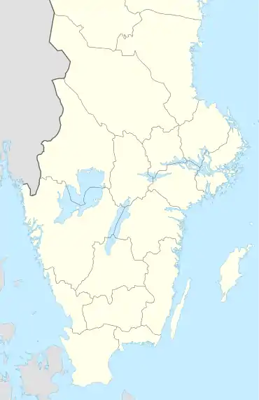 2002 IIHF World Championship is located in Southern half of Sweden