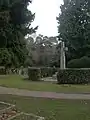 Churchyard cross.