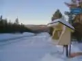 The E&nbsp;75 in winter in Inari, Finland