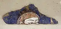 Tavka Kurgan wall painting. 5th-6th century CE. Archaeological Museum of Termez