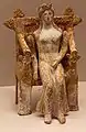 Terracotta statuette with articulated limbs, original. Staatliche Antikensammlungen