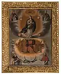 The Immaculate Conception, (17th century), anonymous. Santa Clara Church.