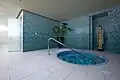 One of the hot tubs located in the spas