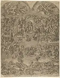 The Last Judgement by Giulio Bonasone