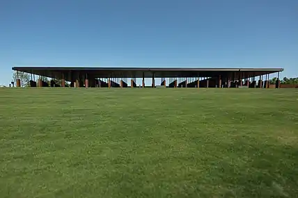 Outside view of the memorial