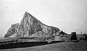 View of the east side of Gibraltar from Fort Santa Barbára