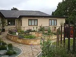 This sensory garden is designed for children with special needs at St Christopher's School in Westbury Park, Bristol, England.