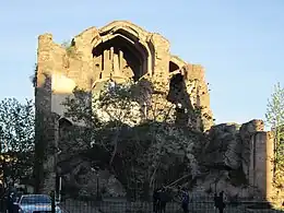 The ruins in 2016