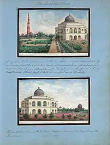 Dilkhusa (Delight of the Heart) the country house of Metcalfe, in Mehrauli