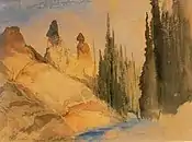 Tower Creek, by Thomas Moran, 1871