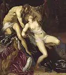 Tarquin and Lucretia (c.&nbsp;1578), Art Institute of Chicago