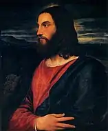 TitianChrist the Redeemer. 78 × 55&nbsp;cm.