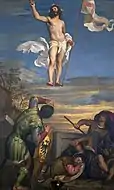 TitianResurrection, 163 x 104&nbsp;cm