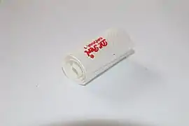 Disassembled smoking pipe filter. 9&nbsp;mm paper.