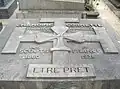 Tomb of canon Cornette.