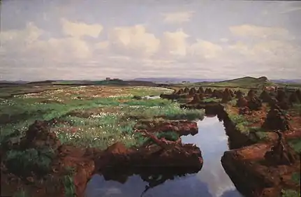 Tourbière à Jæren, 1897