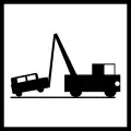 Π-94Stopping and parking is prohibited, owner's vehicle will be towed