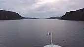 Bellot Strait, that separates Somerset Island fromBoothia Peninsula