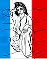 Tricolor (North African Woman)