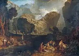 Landschaft mit dem Garten des Hesperides by J. M. W. Turner