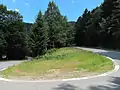 between Lepuix and Ballon d'Alsace, hairpin turn