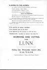 Campaign Flyer 1924. A Word to the Women