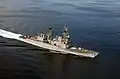 USS Elliot in the Arabian Sea on 2 January 2002