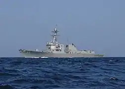 USS&nbsp;Farragut&nbsp;(DDG-99), an Arleigh Burke-class destroyer
