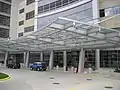 Main entrance to the hospital.