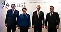 Visegrád Group Leaders: Robert Fico, Beata Szydło, Bohuslav Sobotka,  Viktor Orbán (2015)