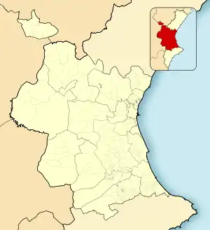 Cullera is located in Province of Valencia