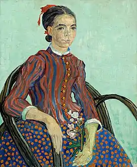 La Mousmé, July 1888Oil on canvas, 74 x 60 cmNational Gallery of Art, Washington D.C.