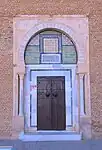 The doorway to the madrasa from the outer courtyard