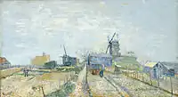 Vegetable Gardens in Montmartre: La Butte Montmartre1887Van Gogh Museum, Amsterdam (F346)