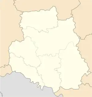 Hnivan is located in Vinnytsia Oblast