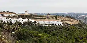 View of the mill.