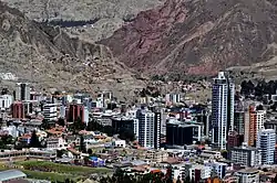 Aerial view of Calacoto