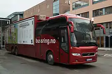 Image 1142009 Volvo 9700HD NG bruck coach from Bussring. In service for Riksteatret, outside their headquarters in Nydalen, Oslo. (from Bruck (vehicle))