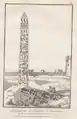 1737 sketch from Frederic Louis Norden's Voyage d'Egypte et de Nubie